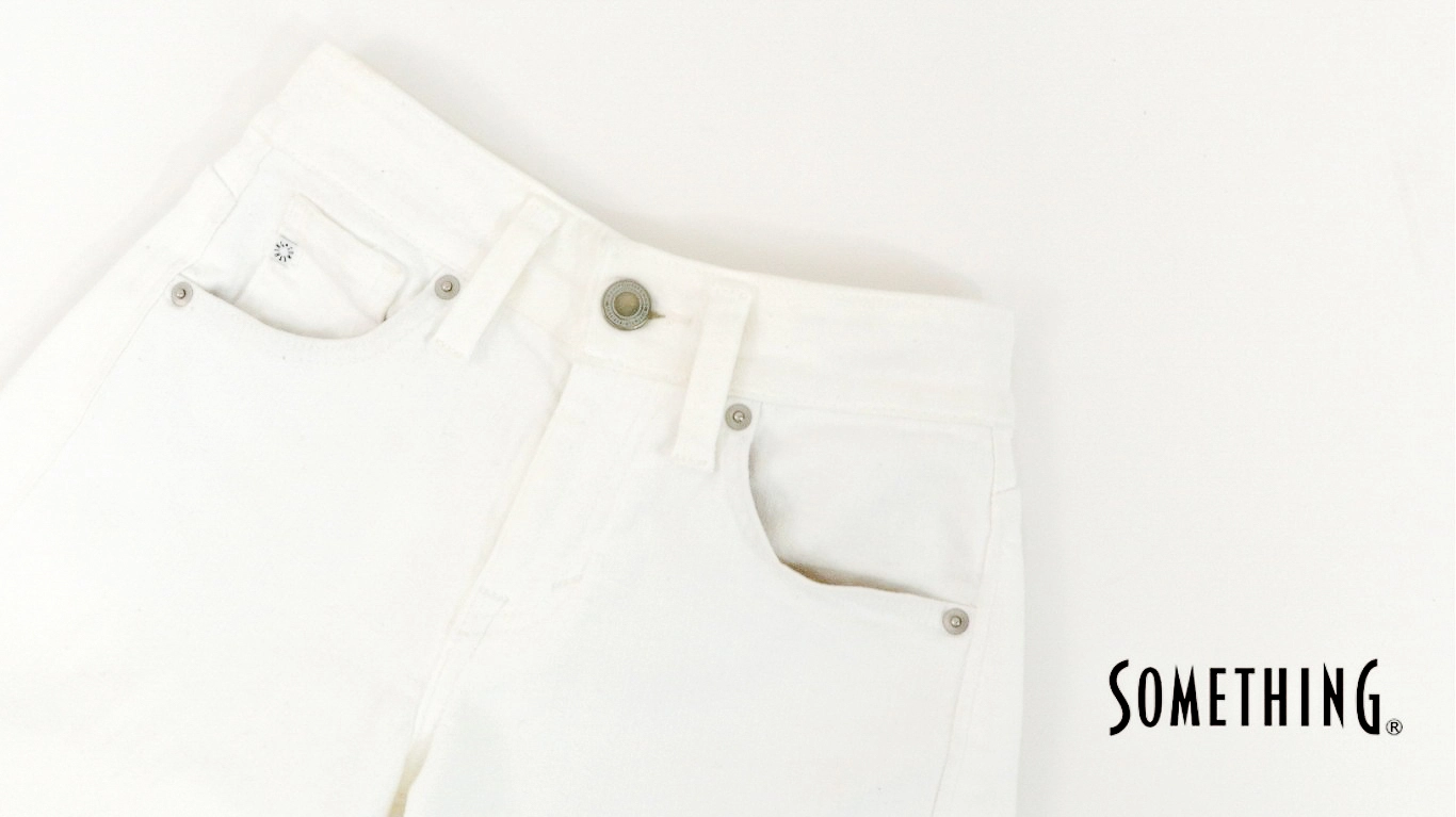 SOMETHING WHITE DENIM