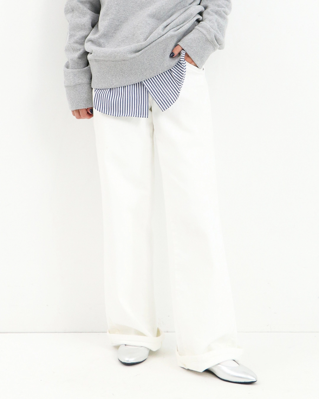 SOMETHING WHITE DENIM