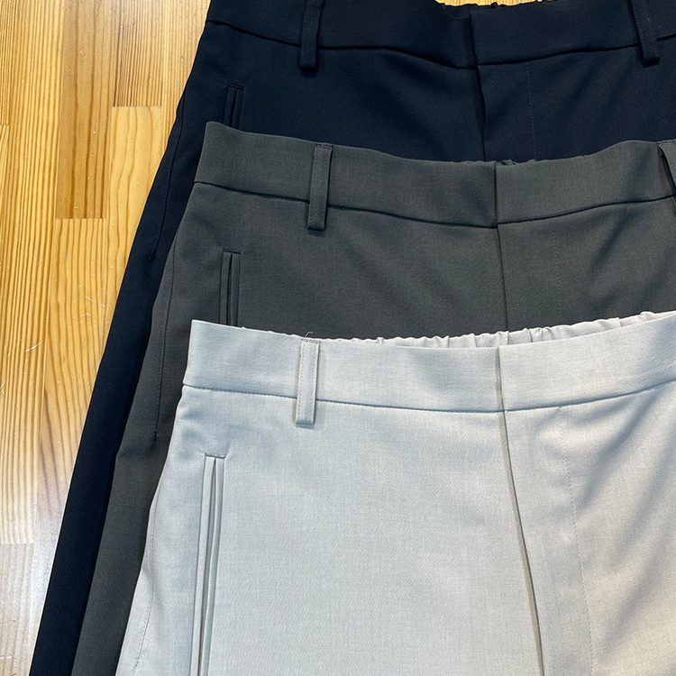 クロップドストレートパンツ