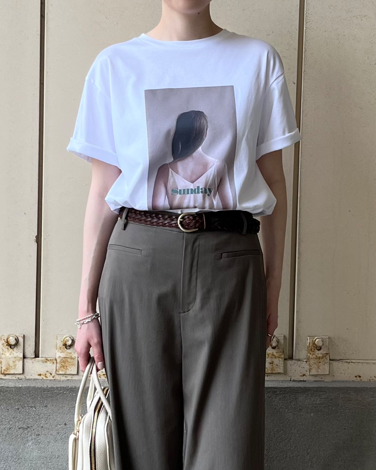レーヨンリネンワイドパンツ コーディネイト2-3