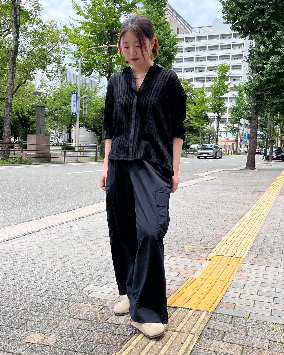 カーゴパンツ コーディネイト1-1