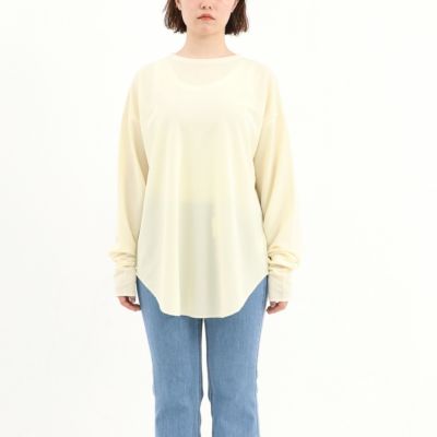 [ CHIGNON / シニヨン ] ライトサーマル2WAYトップス<br>ワッフルT　長袖カットソー
