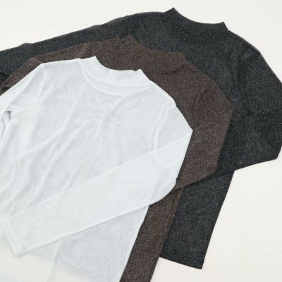 祝開店！大放出セール開催中 / Collier Dignite ディニテコリエ シアーベロア長袖Tシャツ ] トップス