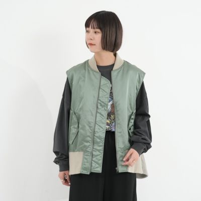 WQ095●USU GALLERY：裾フリルミリタリージャケット ●2● USU GALLERY/ミリタリーフリルジャケット | 20ｰtwentyｰ