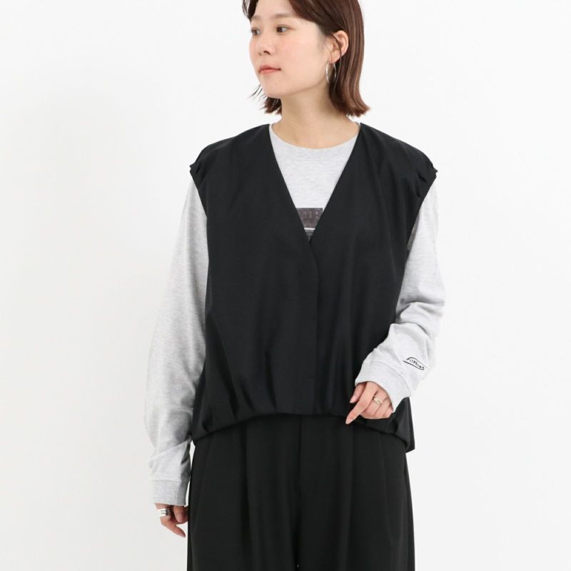 assiette / アシェット ] ギャバベストプルオーバー オケージョン セットアップ | FUKAYA FASHION STORES ONLINE