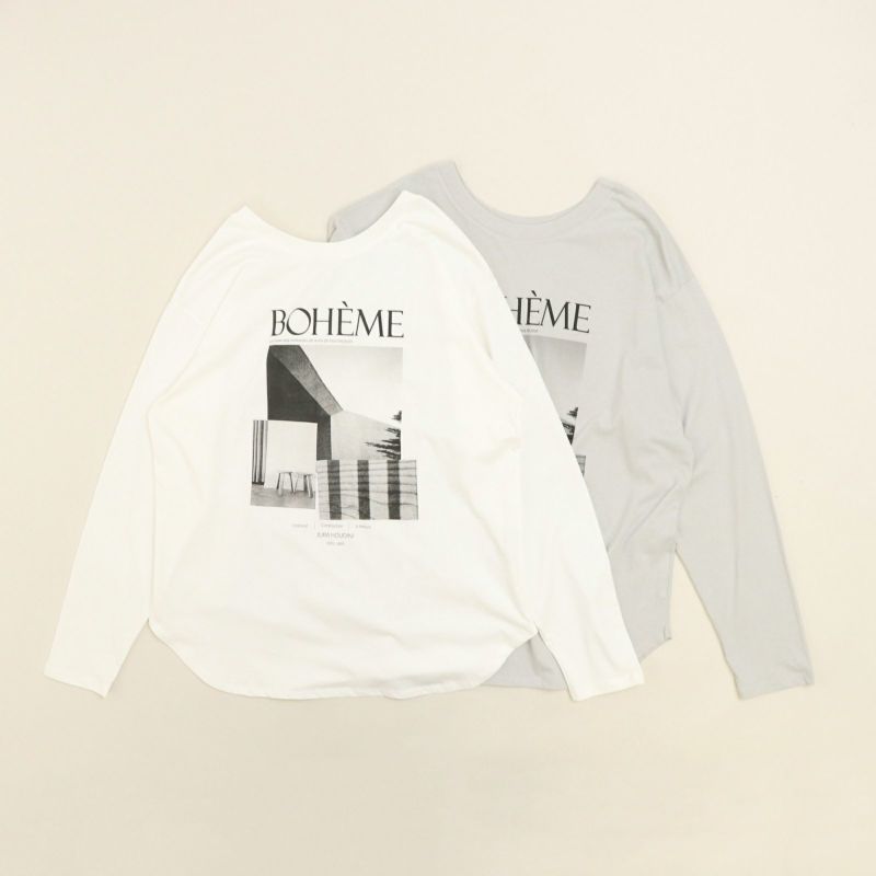 CHIGNON / シニヨン ] フォトロングTシャツ長袖 フォトTシャツ