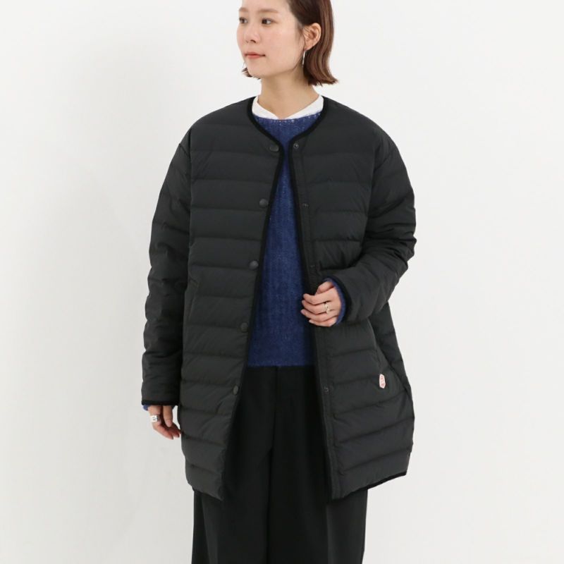 Vincent et Mireille / ヴァンソンエミレイユ ] STITCHLESS DOWN LONG COATステッチレスダウンロングコート  ノーカラーダウン | FUKAYA FASHION STORES ONLINE