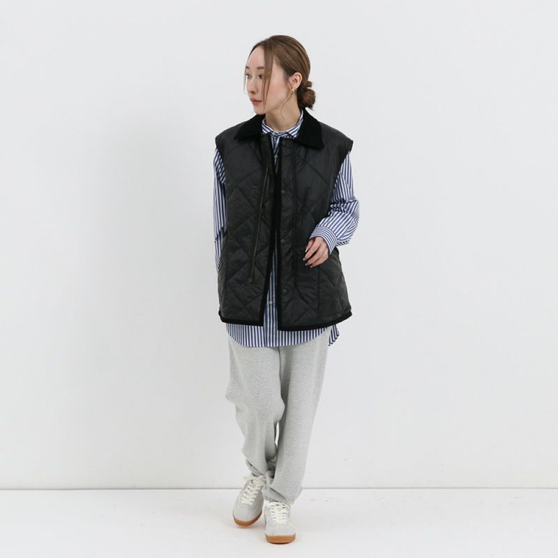 Vincent et Mireille / ヴァンソンエミレイユ ] RIDING VESTキルティングベスト 衿付き 中綿 | FUKAYA  FASHION STORES ONLINE