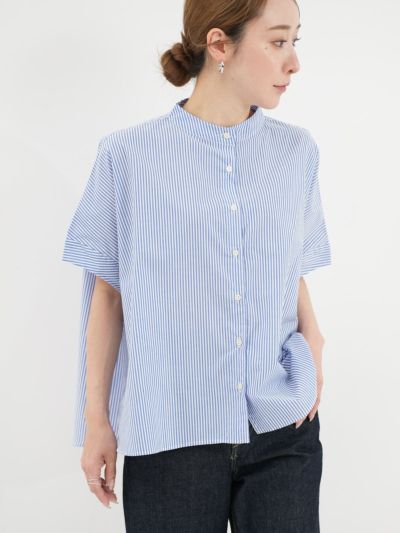 佐藤繊維　FUGAFUGA フーガフーガ　リネンコットンの刺繍入り半袖ニット New Arrival〉2025 Summer Collection – satoseni online store