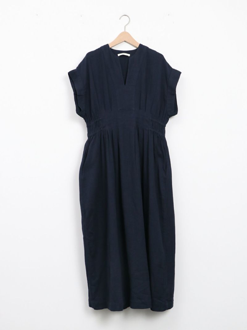 ne Quittez pas ダブルガーゼ　ビッグシャツドレス　黒 Double Gauze Big Shirts Dress | Pasand by ne Quittez pas