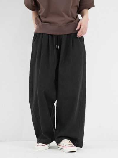 【新品未使用】FUKAYA ブラック リラックスワイドパンツ パンツ | FUKAYA FASHION STORES ONLINE