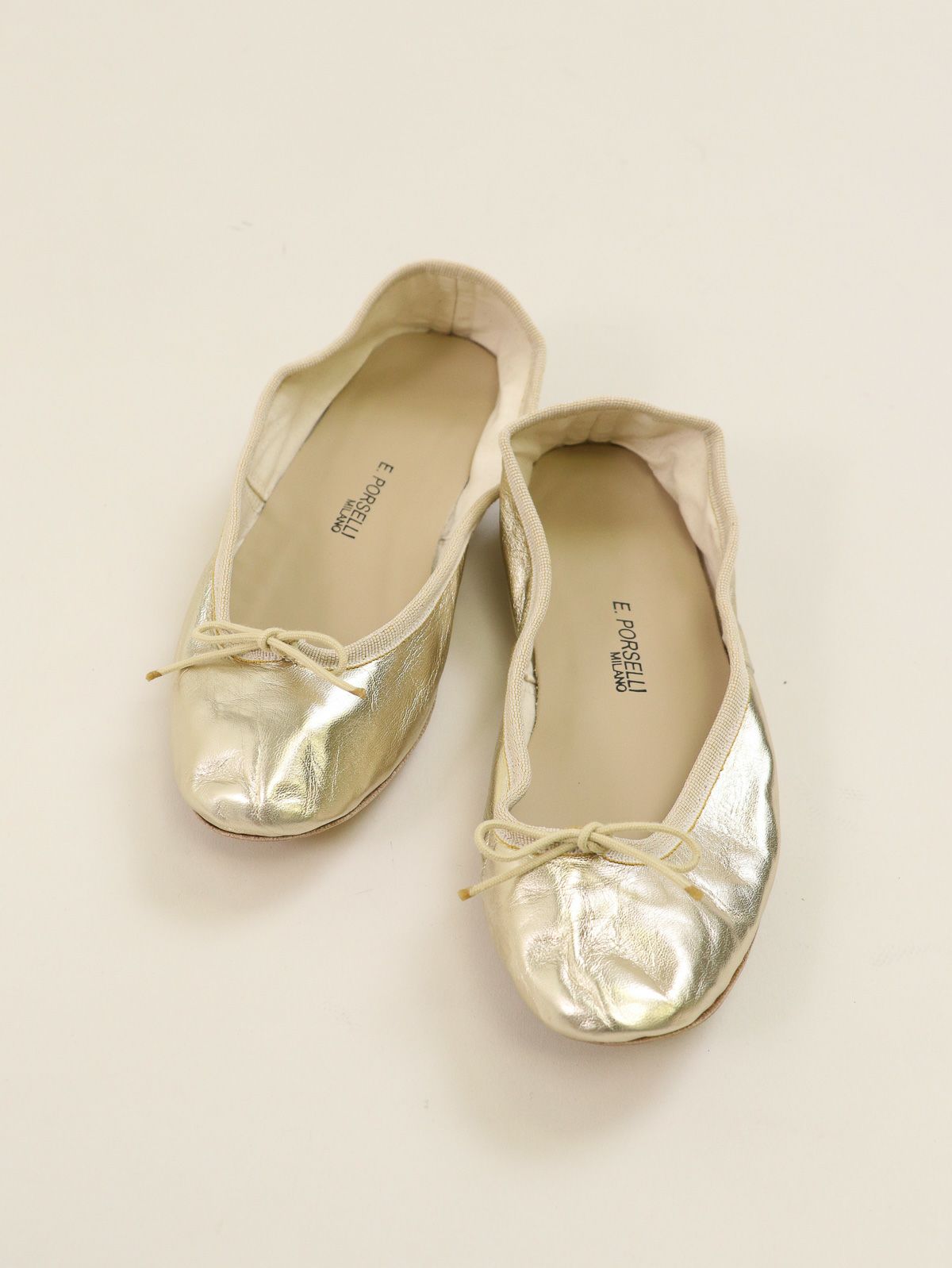 porselli ] BALLET GOLD / バレエシューズ | FUKAYA FASHION STORES ONLINE