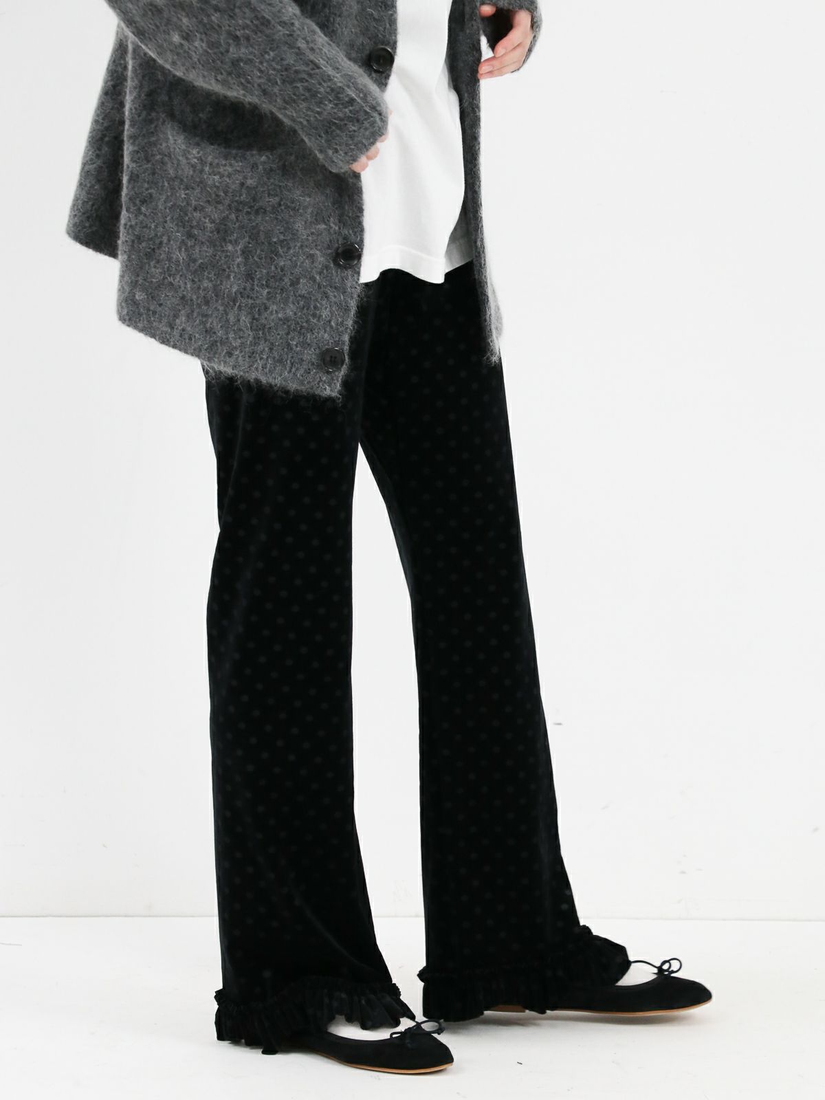 ロドリリオン リブフリルパンツ Rhodolirion ロドリリオンフリルパンツ