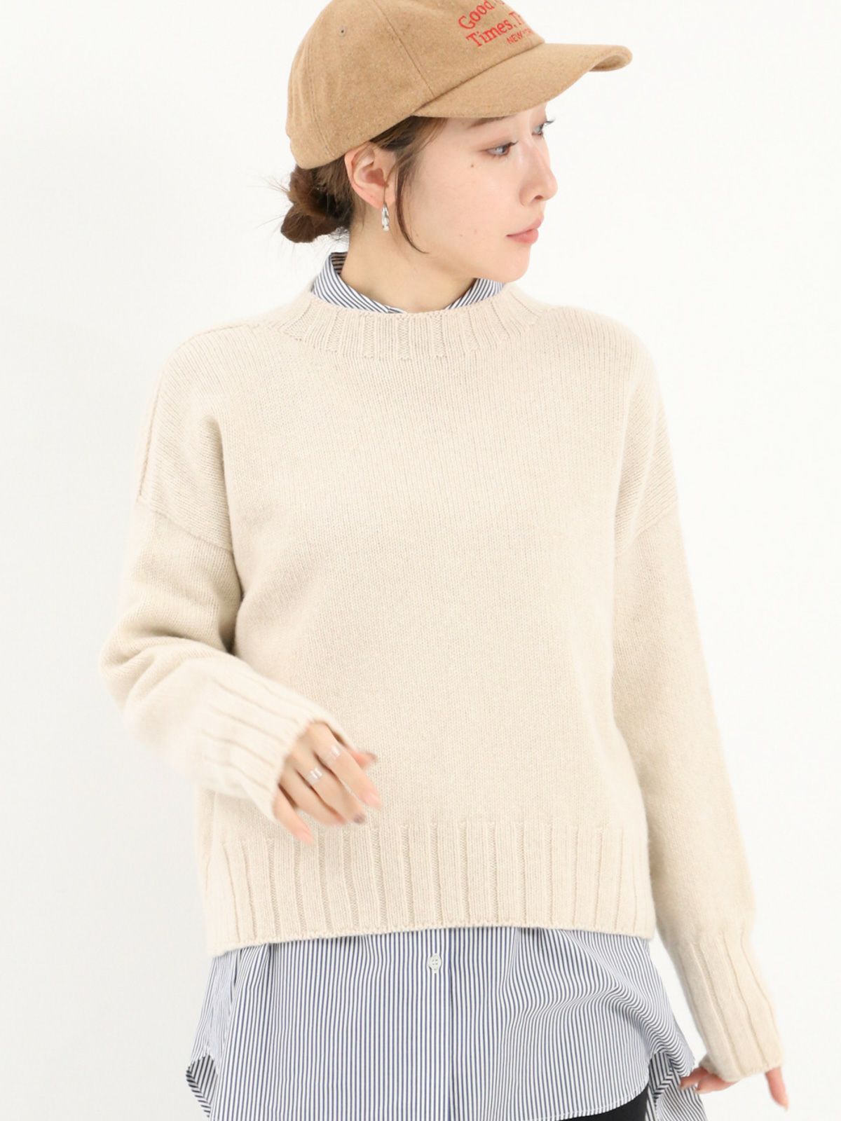 GLEN FYNE グレンファイン　アランニット 美品 Glen Fyne／クルーネック アランニット | Beignets Online