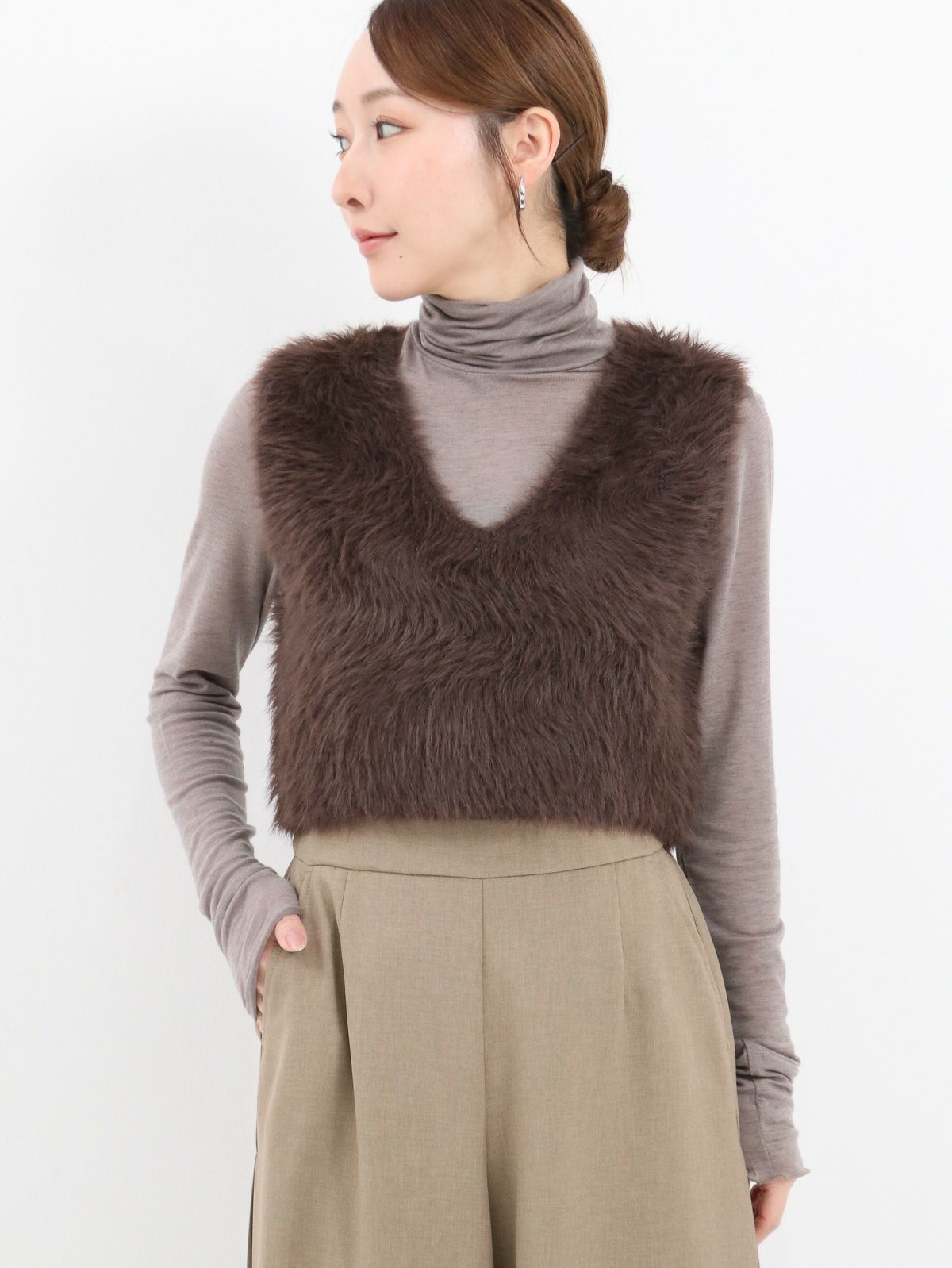 ブルゾン　トロア　trois 　キャトルメラージュ　グレディブリリアン ブルゾン トロア trois キャトルメラージュ グレディブリリアン - メルカリ