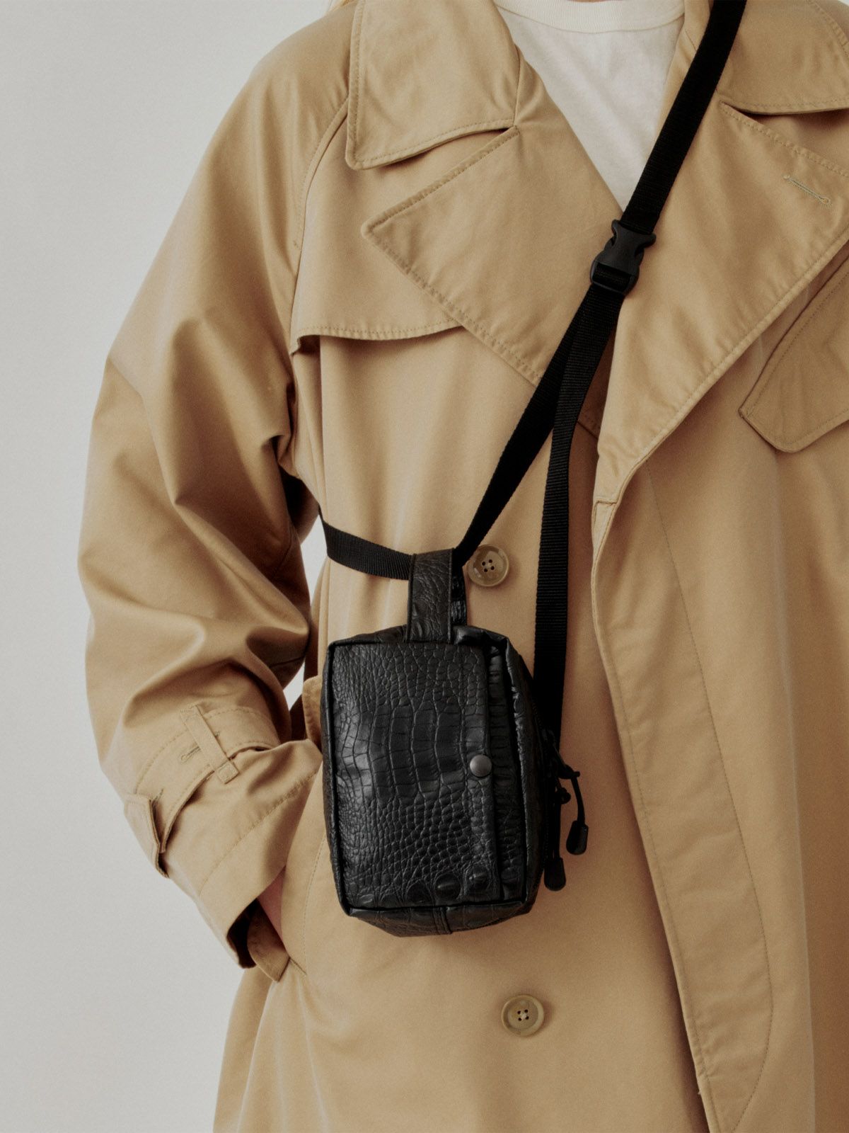 FT ホンギ HONGS FOR A DAYバッグ　ポーチ BAGSINPROGRESS / バッグズインプログレス ] BELT POUCH MINI - Croco