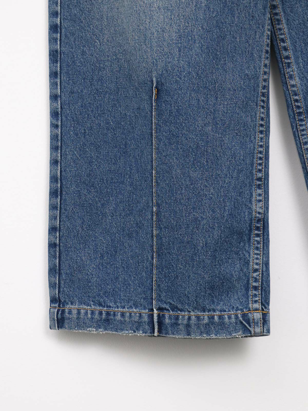 RhodolirioN ] 90'Loose Straight Pants - Damaged Denim / 90'ルーズ